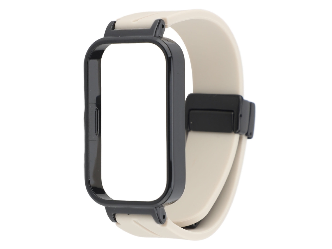 Pulseira Magnética Silicone Para Band 3 E Band 9 Active Branco Vintage
