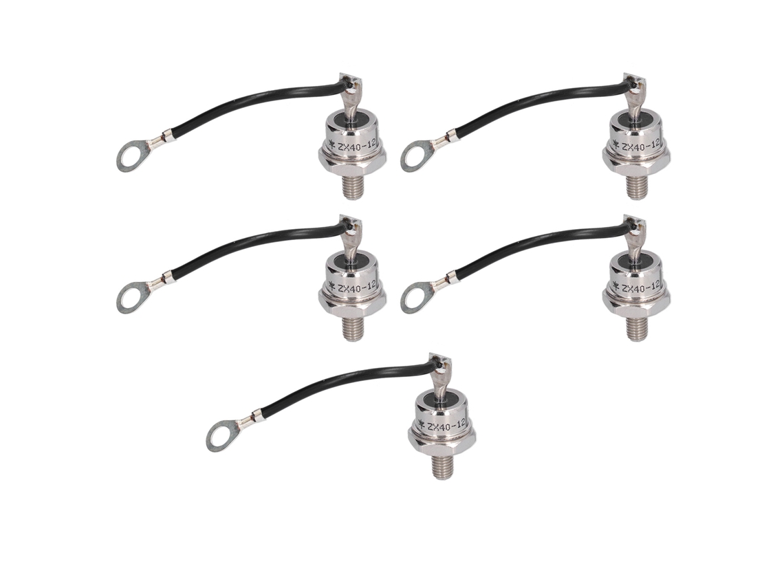 5 Peças Diodo Retificador Latão 40a 1.2kv Zx40