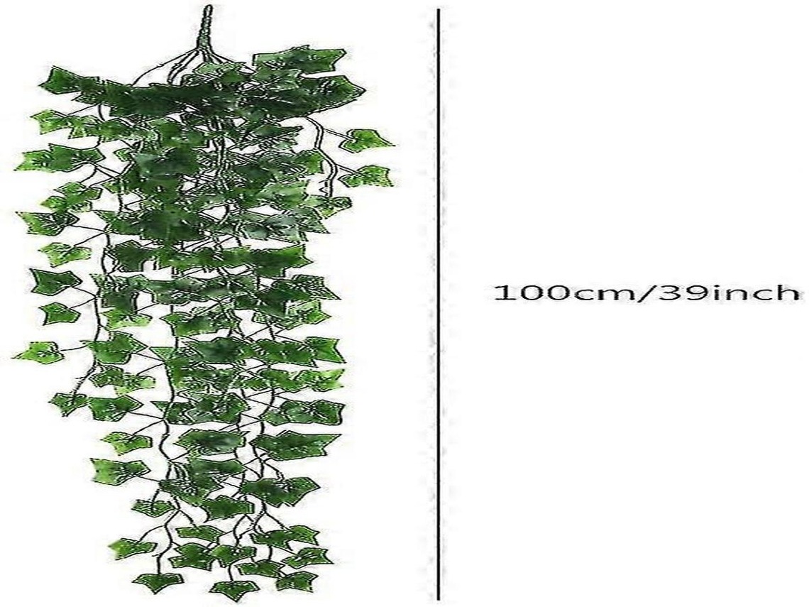Guirlanda Artificial - 2 Peças, 9 Galhos - Verde, Plástico/tecido, 571,97 Polegadas - Para Interiores E Casamentos | Lurelia