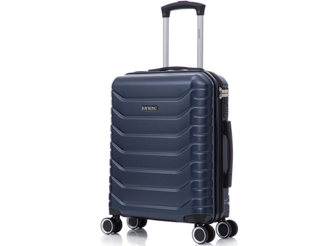 Mala De Cabina 55x40x20cm Policarbonato Semirrígido Carrinho de sistema bagagem De Mão Pequena Com 4 Rodas Giratórias 360º, Sistema De Fecho Digital Raykong (40l)