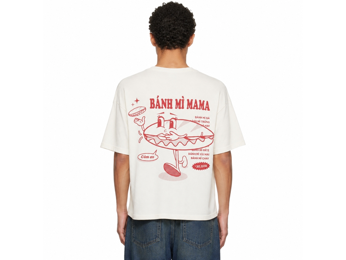 Rockinstone Bánh Mì Mama Laura Brice T-shirt Unique Designer Style