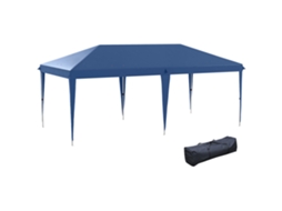 Toldo Manual, 350x250cm, com Manivela, Impermeável, Marrón PROFESIA BOYANG