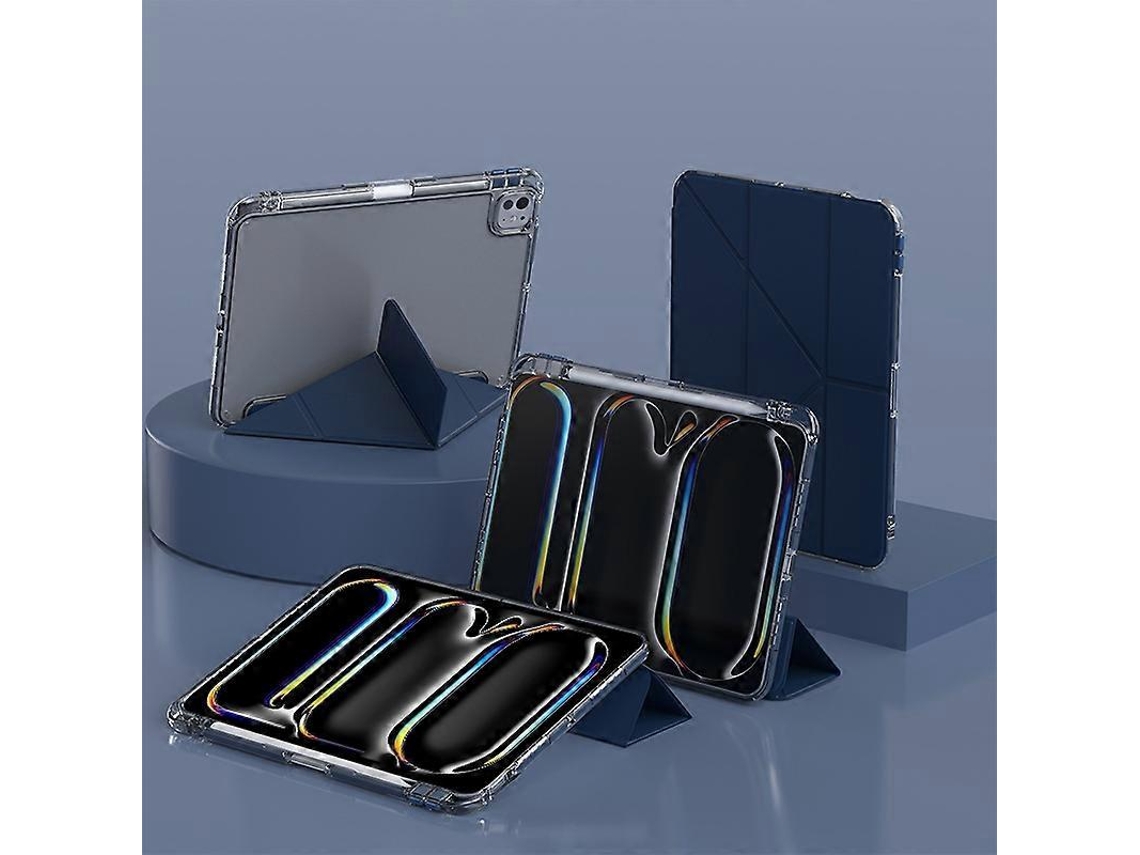 Capa de couro para tablet Webake em formato de Y