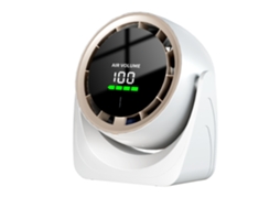 Ventilador de Mesa MDUG com controle remoto, visor digital, inclinável 105°, recarregável USB