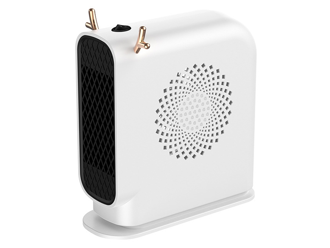 Aquecedor De Mesa Portátil Laxiscreed Com Proteção Contra Sobreaquecimento Seguro E Eficiente