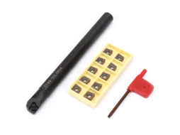 Laxiscreed Suporte Para Ferramenta De Torno S16q-sclcr09 Com Inserts Para Escarear De Alta Precisão