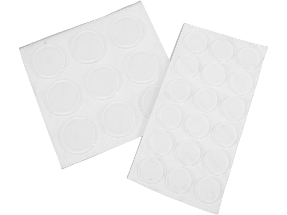Conjunto De 27 Peças Amortecedores Silicone Para Vaso Sanitário Com Adesivos Tampa E Estabilizadores Assento