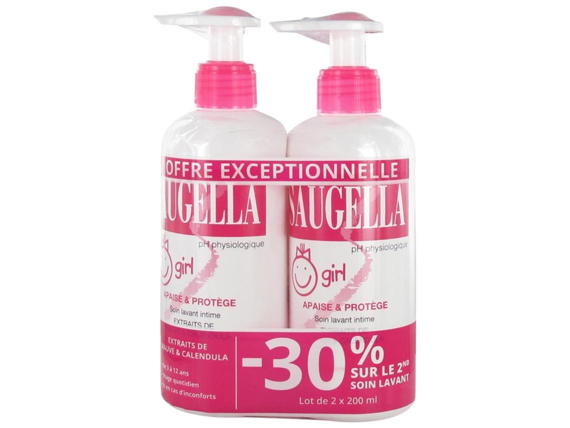 Menina Lote de 2 X 200 Ml SAUGELLA