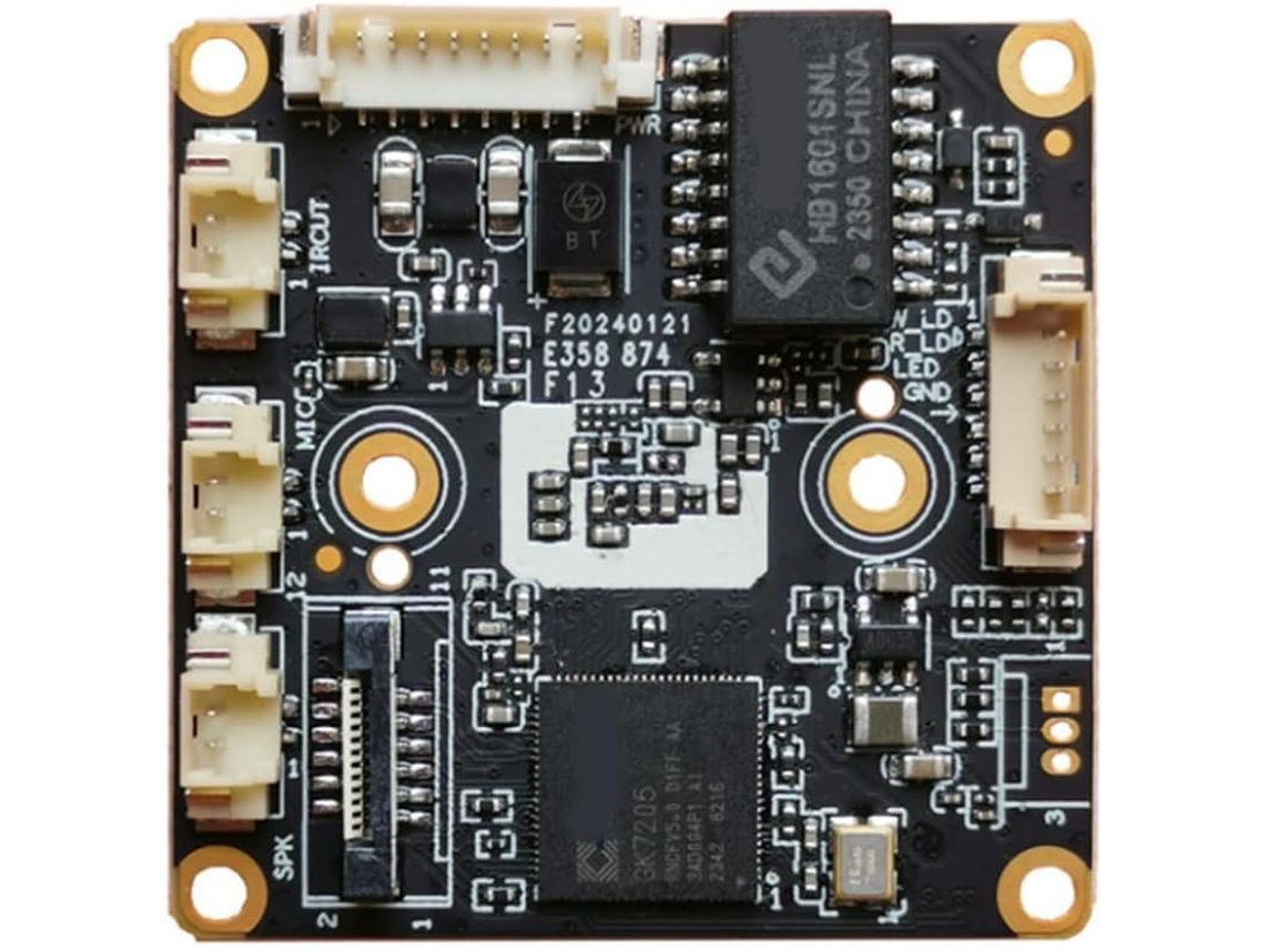 Módulo De Câmera Ip De 5 Mp, 265 Cores Quentes E Vibrantes