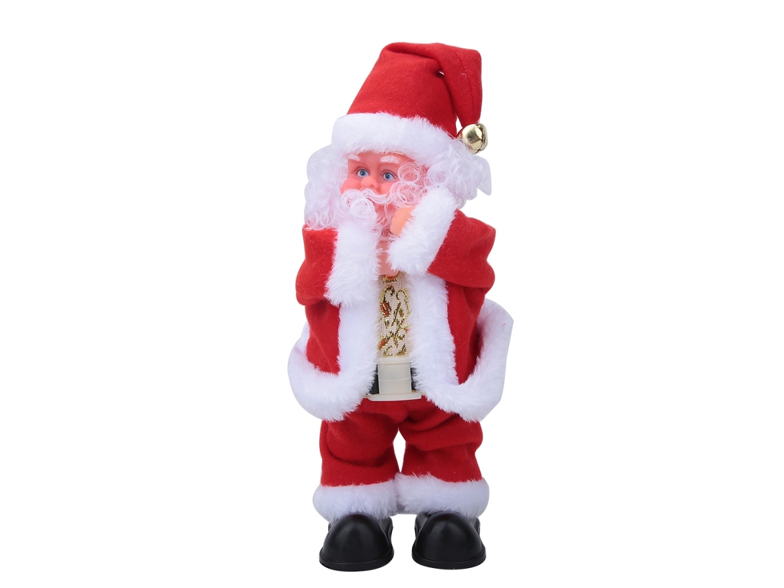 Boneco De Natal Laxiscreed Papai Noel Pequeno, Elétrico E Dançante Para Crianças