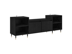 Gabinete para Tv Carvalho Preto 160 X 35 X 55 Cm MAISON EXCLUSIVE