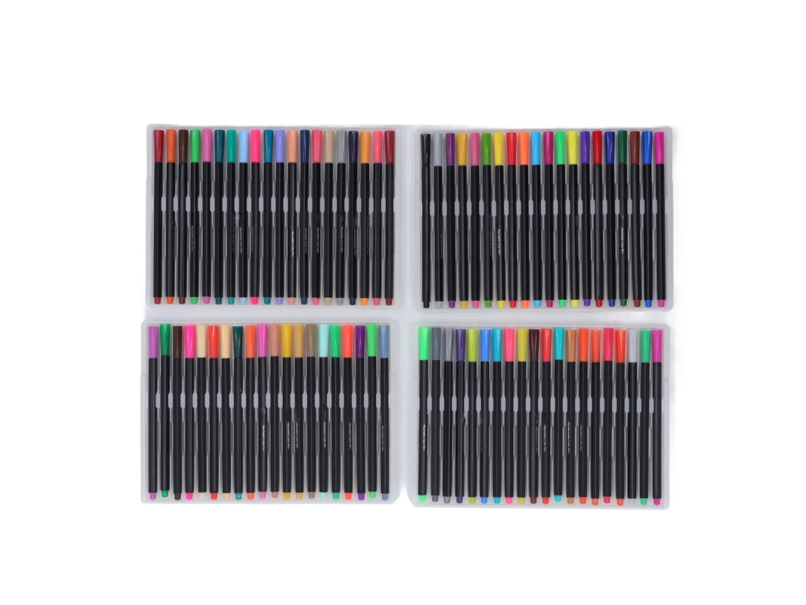 Conjunto de 80 Pincéis de Aquarela com Estojo para Armazenamento, Ideal para Pintores Profissionais e Iniciantes AQUAFORGE