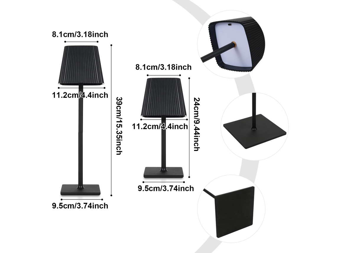 Lâmpada de Mesa Led Plegável com Base Magnética | S/MARCA