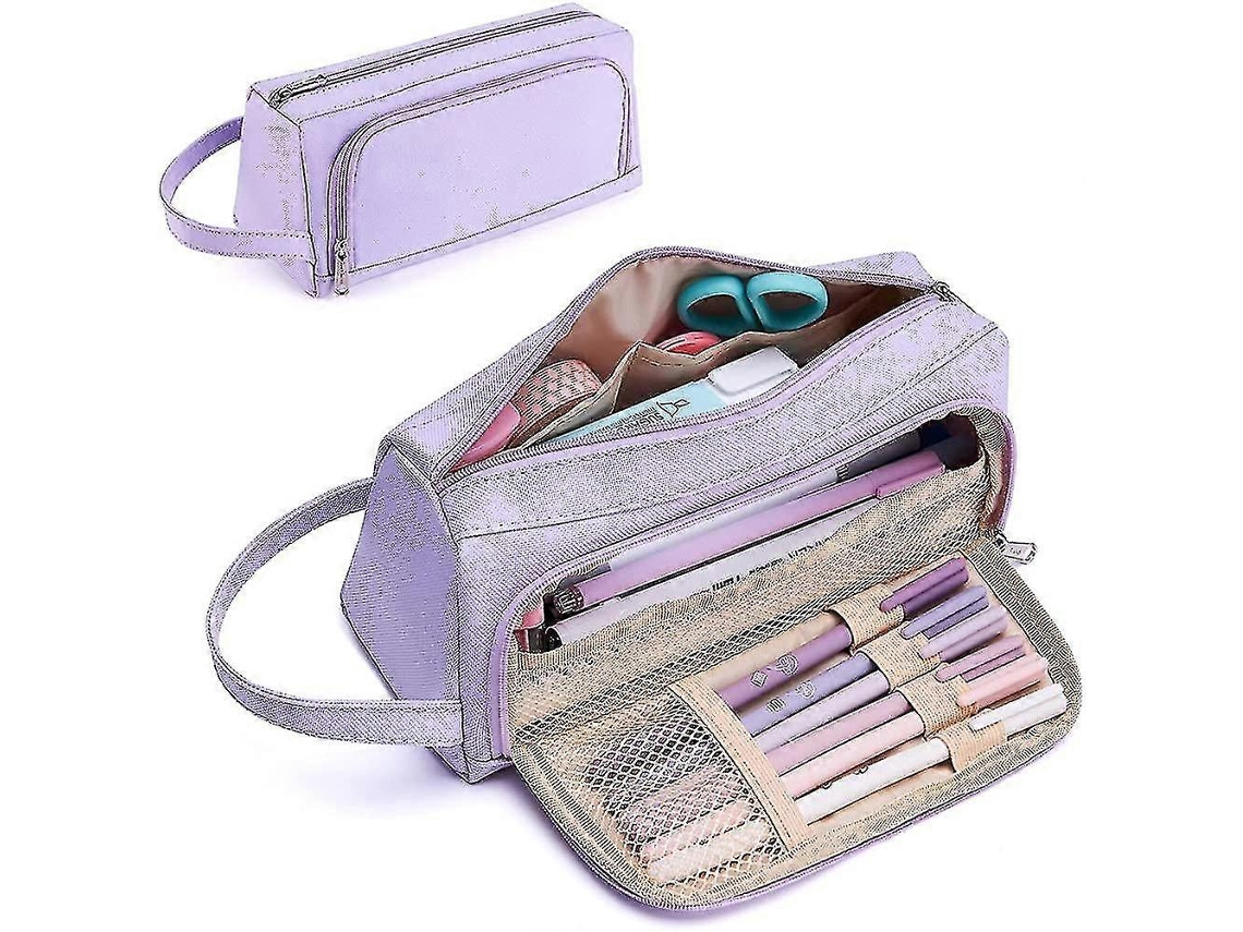 Estojo Portátil De Grande Capacidade Para Lápis, Bolsa Para Canetas, Ensino Fundamental E Médio Olysi Shop