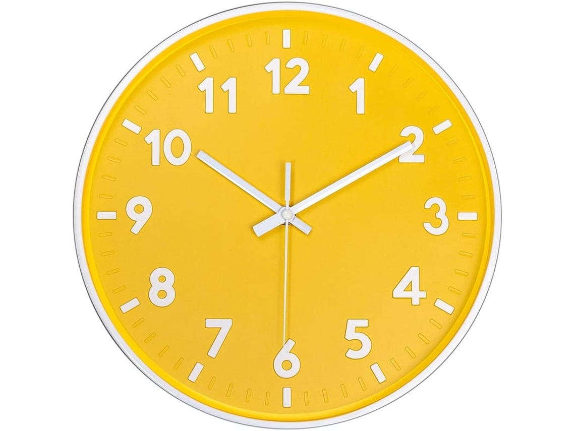 2026-reloj De Parede Moderno 12 Polegadas Números 6d Silencioso De Quartzo Operado Por Bateria Redondo
