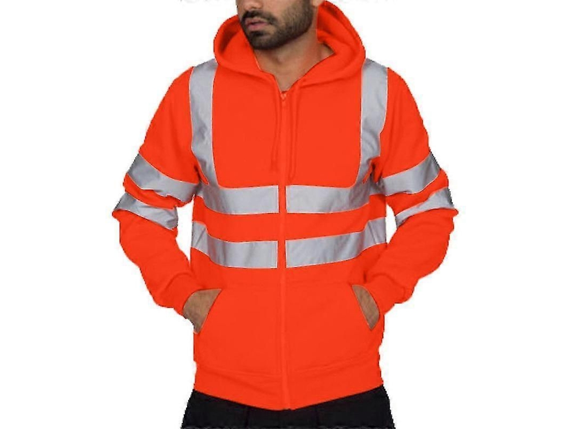 Chaqueta de Trabalho de Alta Visibilidade para Homens, Tamanho 2XL, Laranja S/MARCA