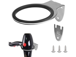 Suporte De Parede Para Secador Cabelo Em Aço Inoxidável, Resistente À Ferrugem E Corrosão, Com Junta Parafuso, Ideal Cozinha, Banheiro Salão