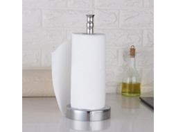 Portavasos de Papel de Acero Inoxidable Prata 29,8 Cm Design Elegante e Minimalista