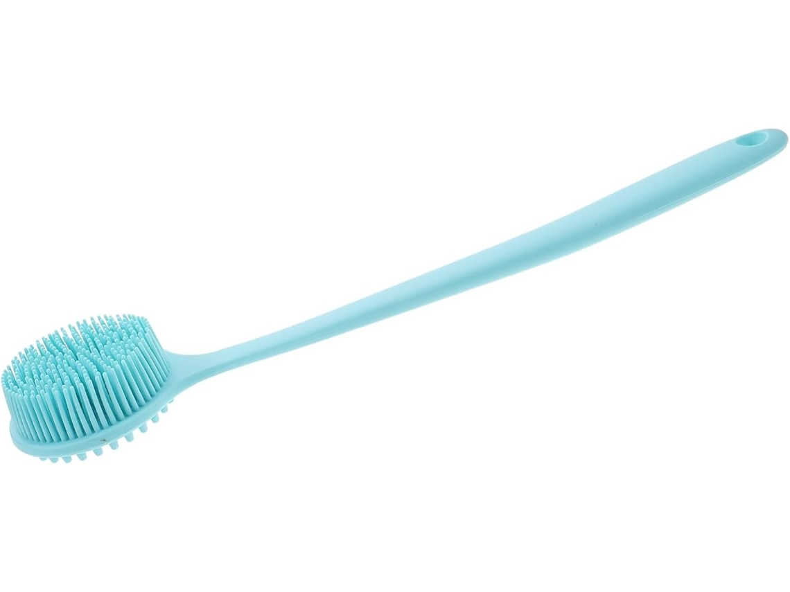 Lurelia Escova De Silicone Para Banho De Cuidado Corporal, Silicone Macio, Cabo Longo E Com Argola, Pele Macia