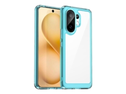 Capa Protetora De Tpu Acrílico Transparente Para Vivo S30 5g / V60 5g Da Tkdaddy, Azul