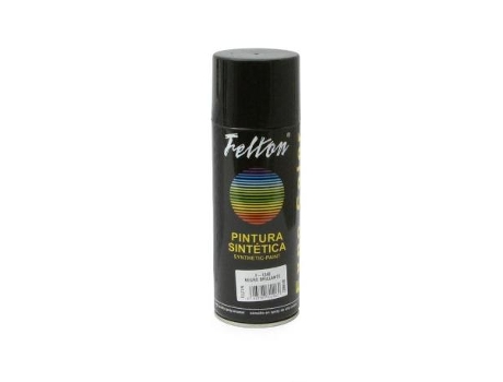 Spray pintura negro brillante 400ml