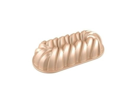 Bolo Torcido Formato 31cm Cobre Rosa Específico Patisse