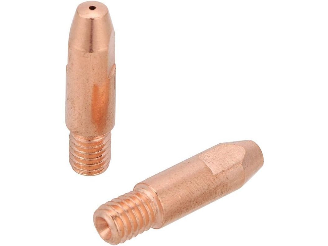 10 Peças Pontas De Contato De Cobre 24kd 1.2mm Para Soplete De Solda Resistente A Altas Temperaturas