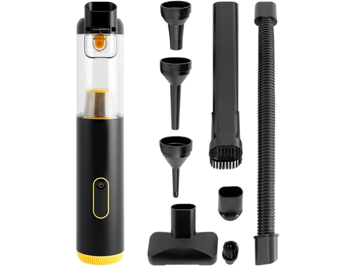 Aspirador De Pó Portátil Sem Fio Para Carro Com Forte Sucção, Bateria De 2200mah, Soprador De Ar Multifuncional, Baixo