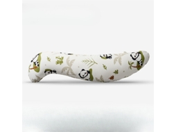 Almofada Corpo Infantil Dormir Algodão Lavável Máquina Aprox 80cm Panda Panoona