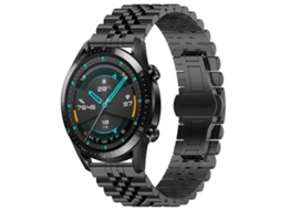 Pulseira De Aço Inoxidável Five Bull Half Round Para Huawei Watch Gt 42mm/46mm / Gt2 46mm + Ferramenta Para Remoção Da Pulseira