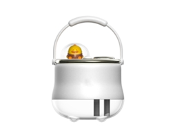Umidificador de Ar 400ml Pato Cute Bateria Diffusor Mini Branco