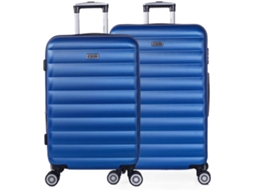 Conjunto de Malas de Viagem ITACA ABS Extensível Azul (170 L)