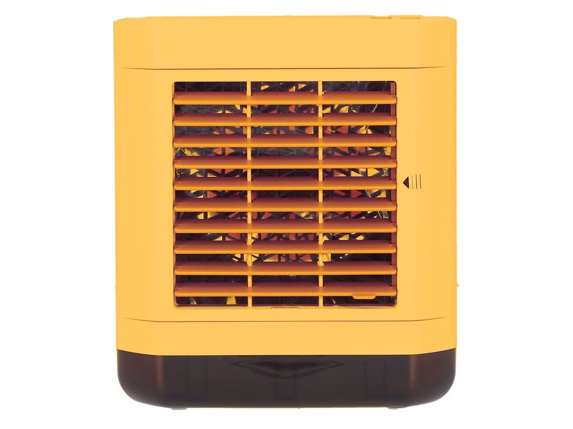 Mini Ventilador Elétrico Usb Casa Escritório Amarelo