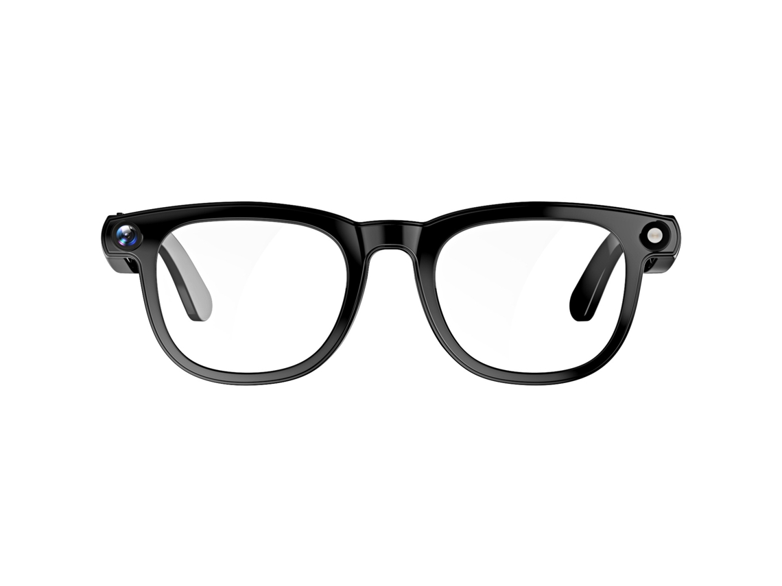 Óculos Inteligente Com Câmara 12mp Full Hd | Tradução Por Imagem, Gravação E Chamadas (armação Preta 2 Pares De Lentes)
