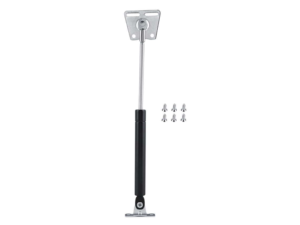 Haste De Suporte Hidráulico Laxiscreed Para Armário, Abertura Para Cima, Alta Adaptabilidade, Cor Preta