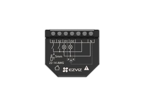Relé Wi-Fi Inteligente Cs-T36-R100-Wm EZVIZ