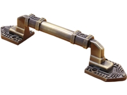 Puxador De Porta Retrô Em Liga Alumínio Bronze, Resistente, Para Armários De Madeira Rústica, Kit De Ferragens Para