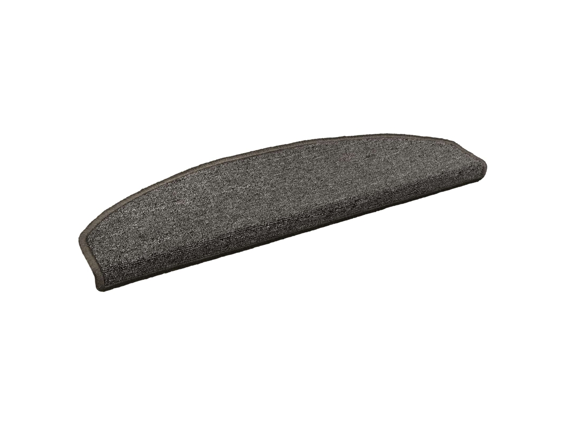 Conjunto 15 Tapetes Para Escadas Vidaxl Cinzento Escuro Polipropileno (80 X 24,5 X 3,5 Cm)
