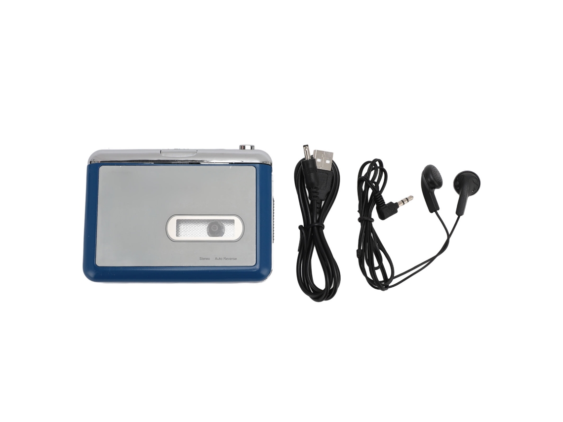 Conversor De Fita Cassete Portátil Bluetooth Para Mp3 Com Jack De Fone De Ouvido