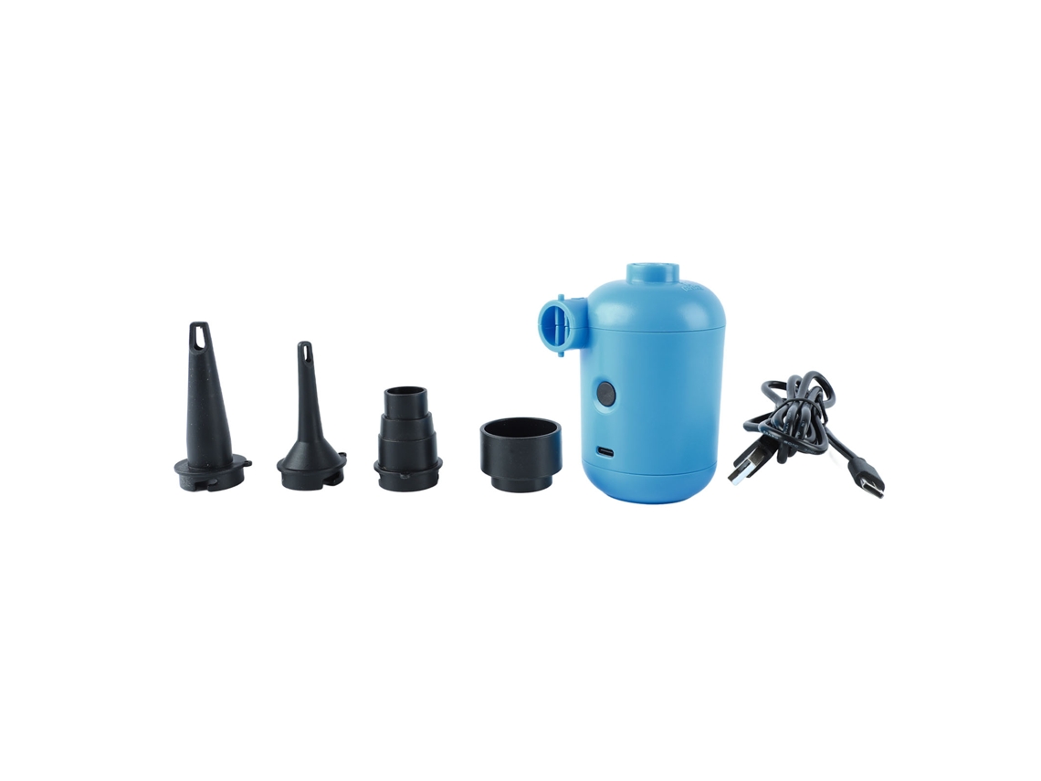 Bomba de Ar Elétrica Portátil com Usb Azul