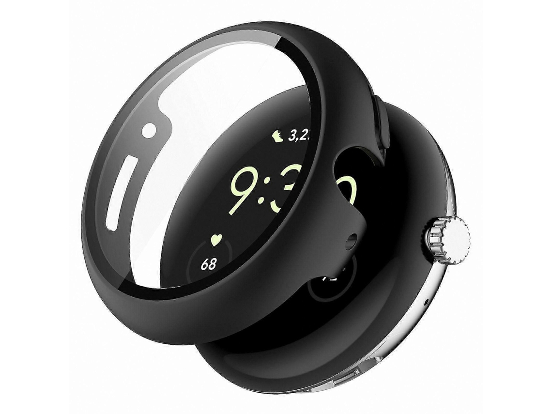 Capa Resistente Em Policarbonato Com Película De Vidro Temperada Para Modelos De Smartwatch De 41 Mm.