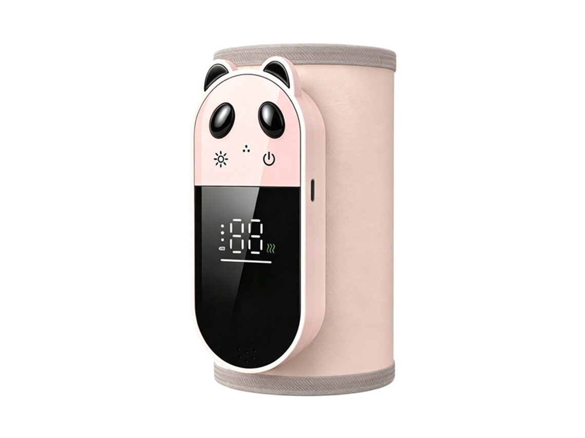 Aquecedor De Mamadeiras Eifson Portátil Sem Fios Com 6 Níveis Precisos (38-50°c) - Rosa