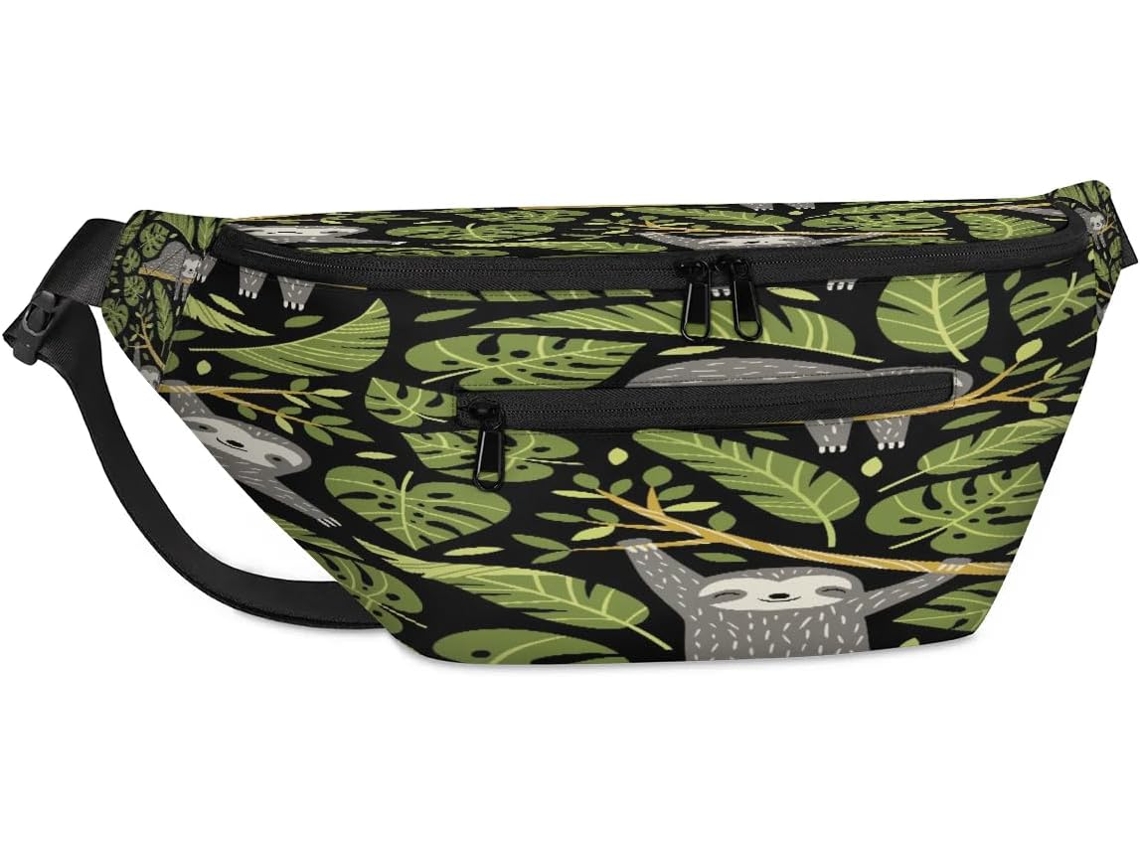 Bolsa de Ombro Unissex Tropicallife com Estampa Folha Palmeira 38 X 25 9 19 Cm Palmei Design Pa Impermeável