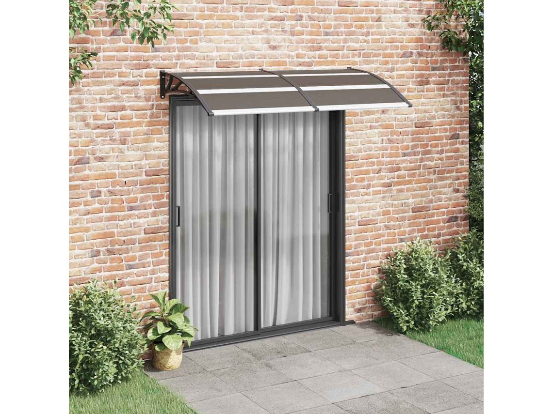 Vidaxl Toldo De Porta 200x100 Cm Pc Preto