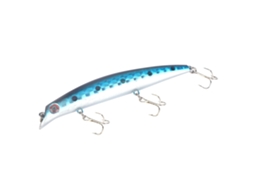 Iscas Artificiais Flutuantes Grandes Para Pesca Em Água Doce, 3 Unidades, Minnow De Plástico Vylara (azul E Preto)