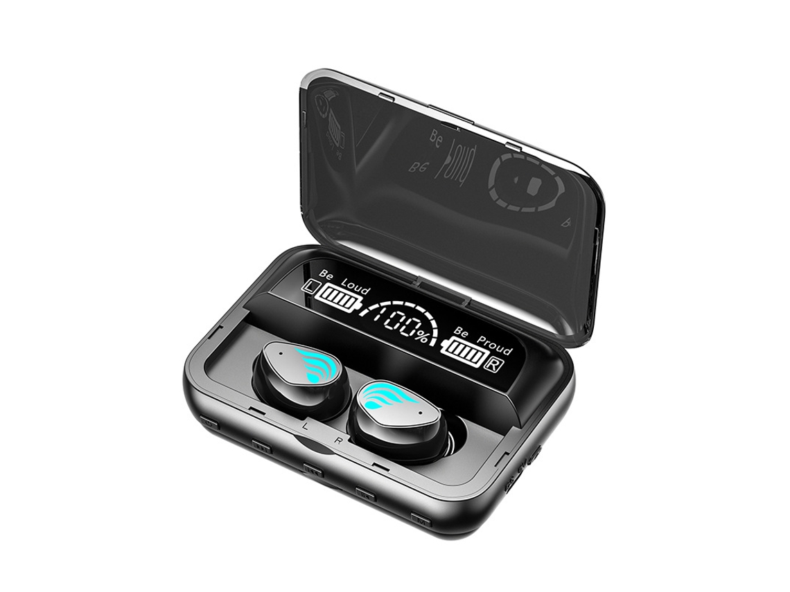 Fones de Ouvido Bluetooth Sem Fio Microfone Suporte Cartão TF Hifi MDUG (pretos)