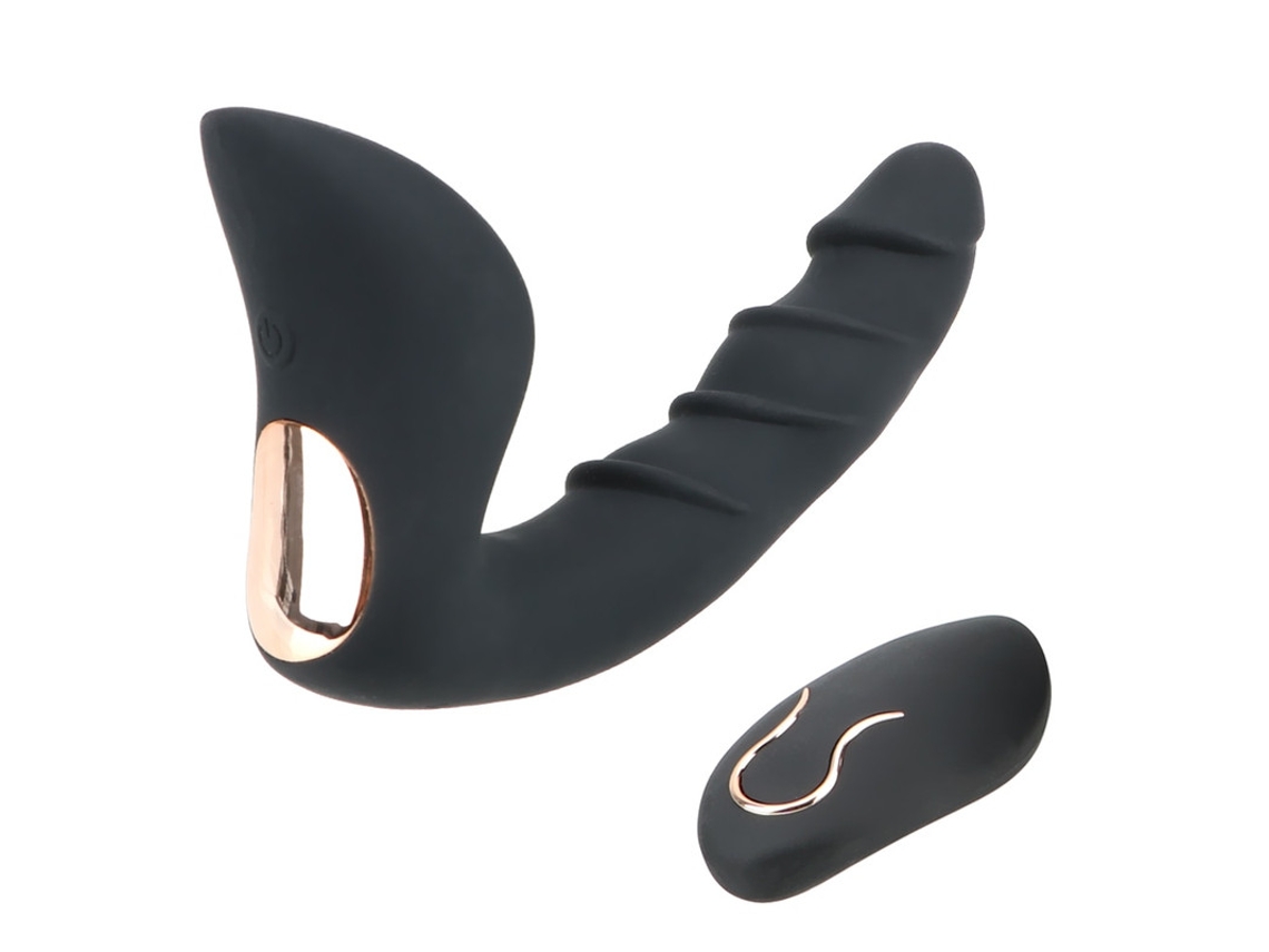 Vibrador Anal De Controle Remoto Sem Fio Com 10 Frequncias Para Adultos (preto) Yizhood