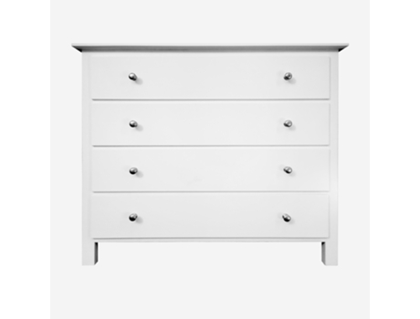 Cómoda PEJECAR Branco (82x97x39cm)