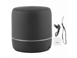 Mini Caixa De Som Portátil Com Graves Potentes E Qualidade De Som Hifi. Microfone Bluetooth Sem Fio Para Música. Design Em Silicone Preto. Olysi Shop