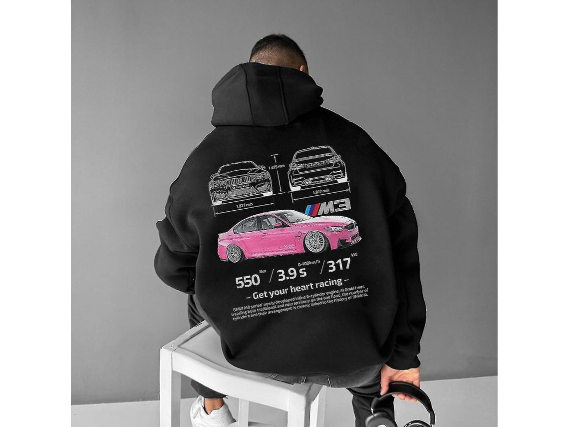 Fasst sudadera com Capuz Porsche 911, Unisex, Oversized, Carros | S/MARCA